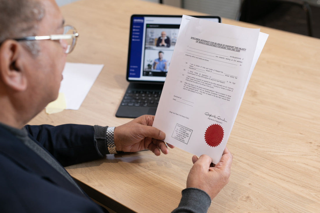 Document Certification Checklist for UK Solicitor or Notary Public