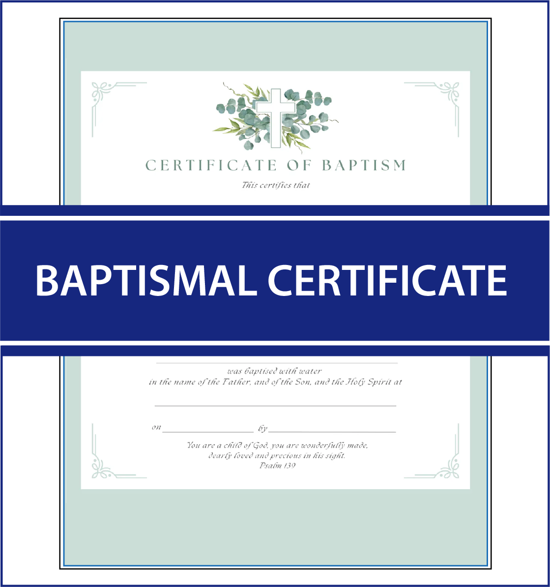 Baptismal Certificate