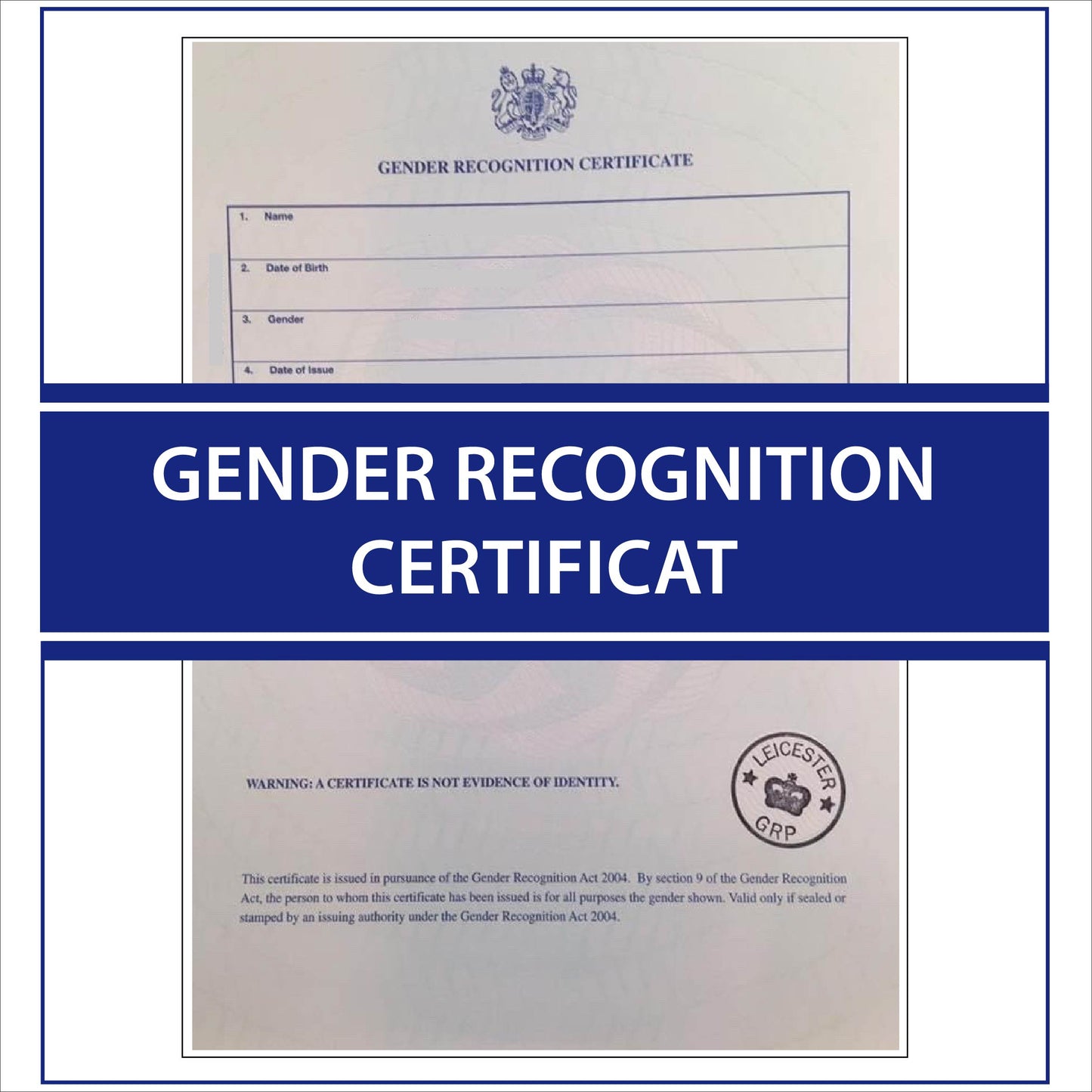 Gender Recognition certificate