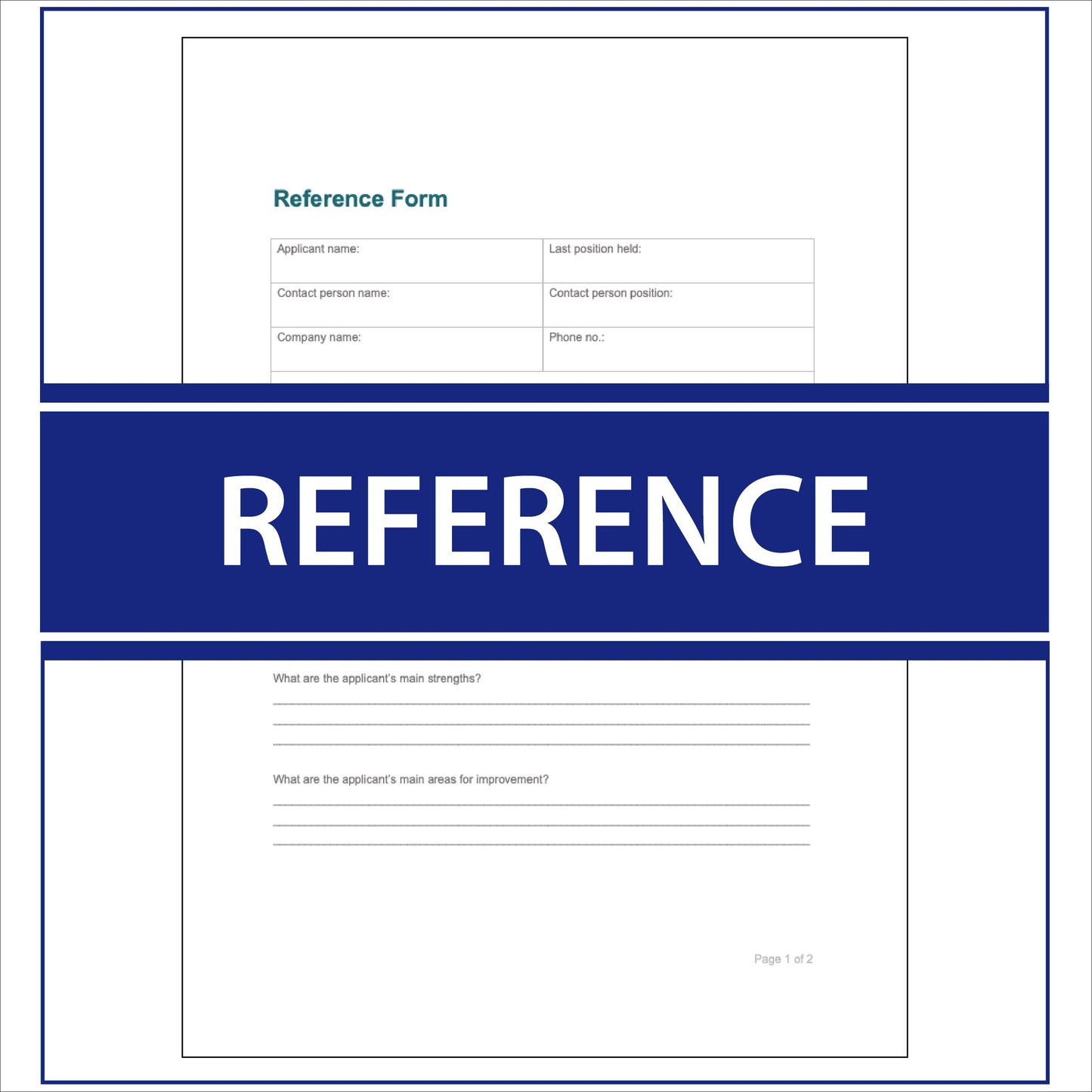 Reference from an employer