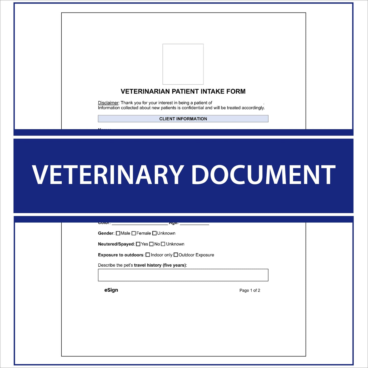 Veterinary document