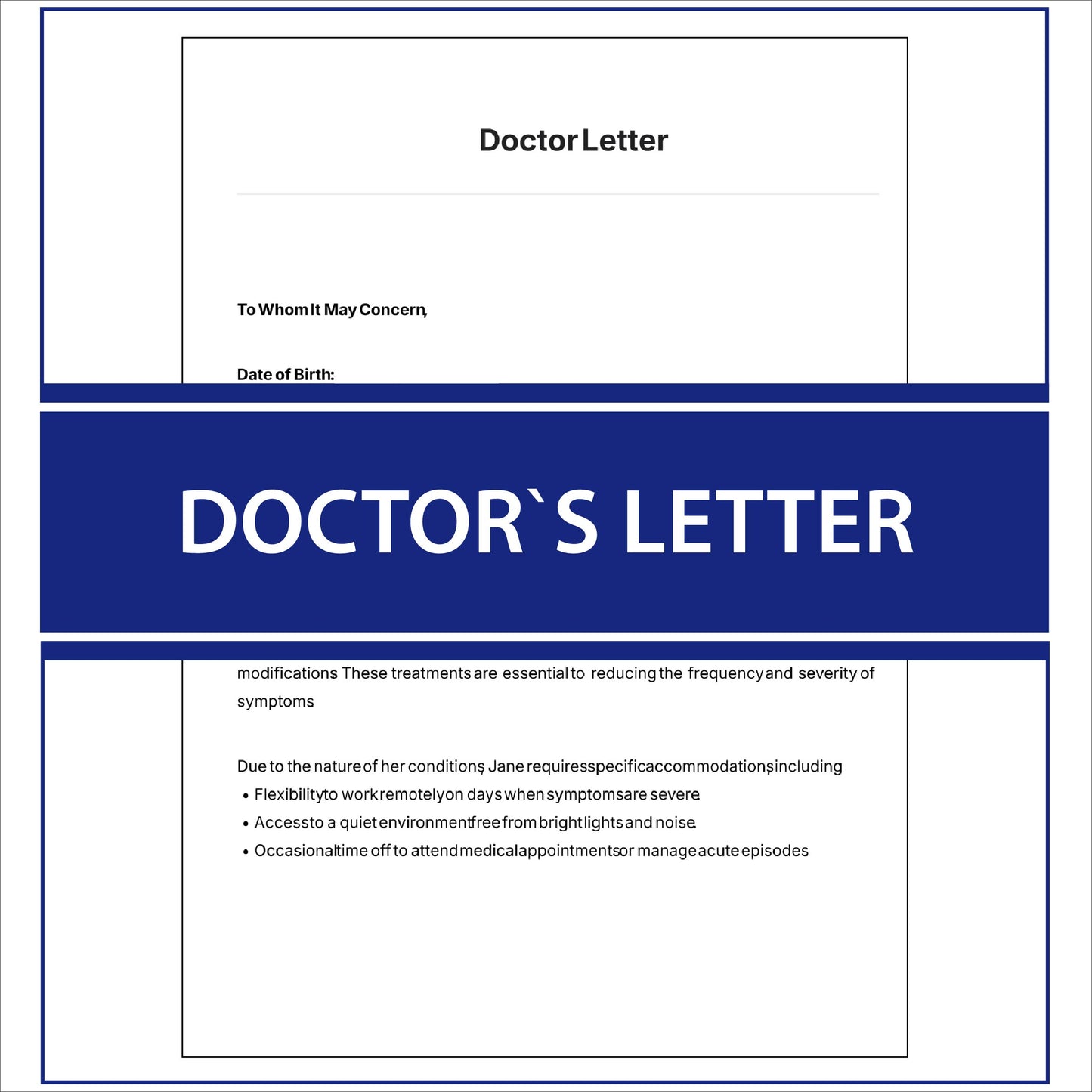 Doctor's Letter