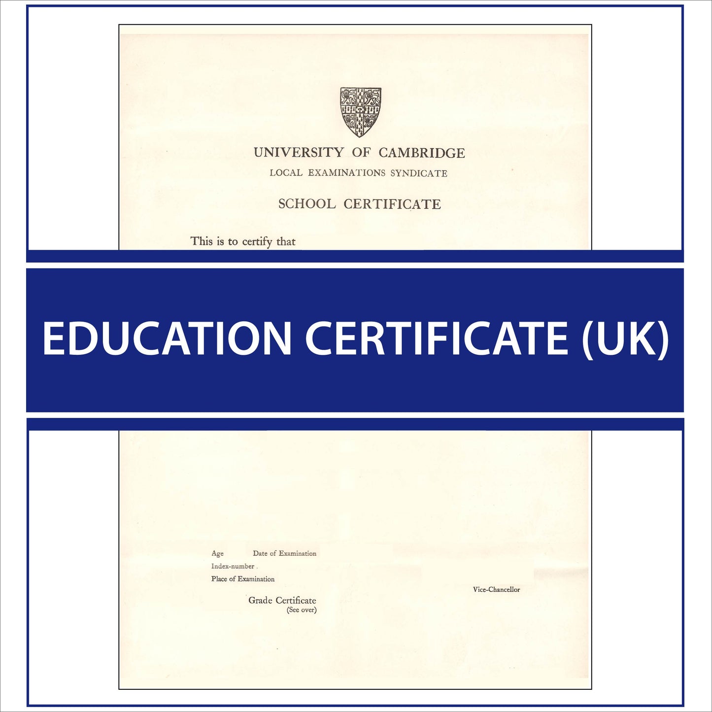 Educational certificate (UK)