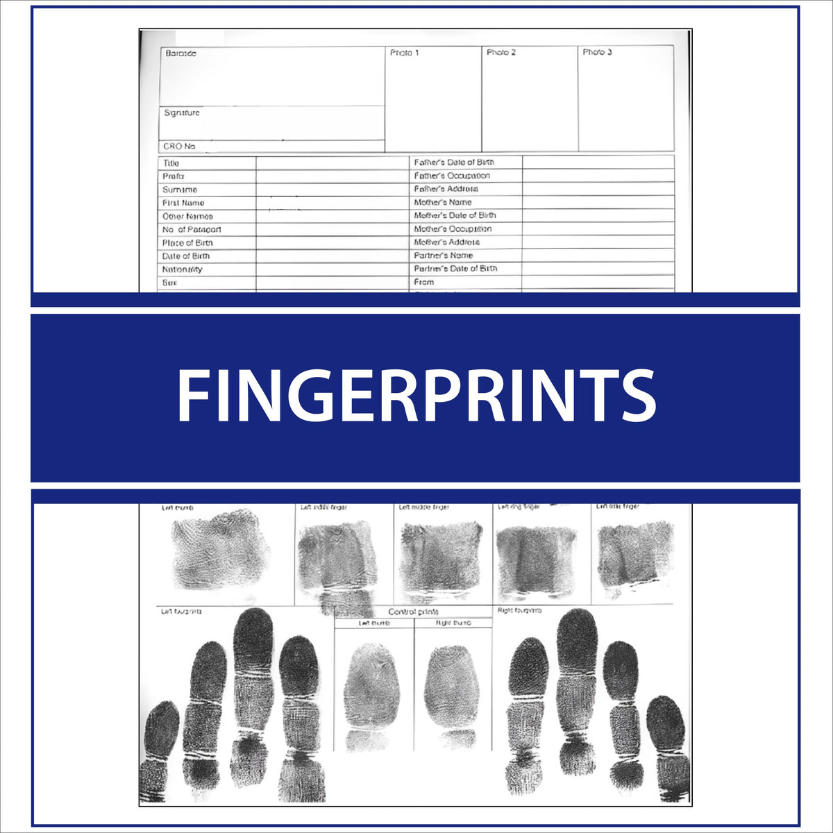 Fingerprints Document – Fast Track Apostille - Legalisation Store
