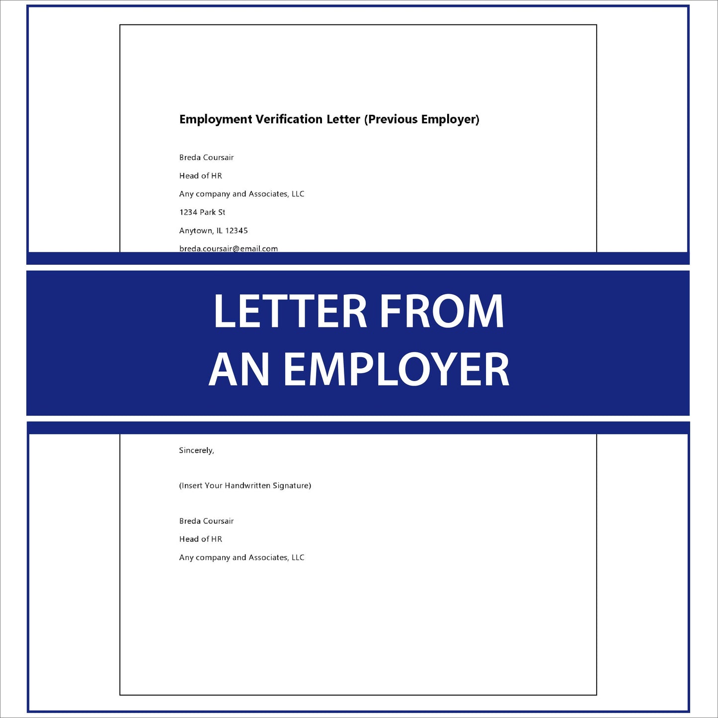Letter from an employer