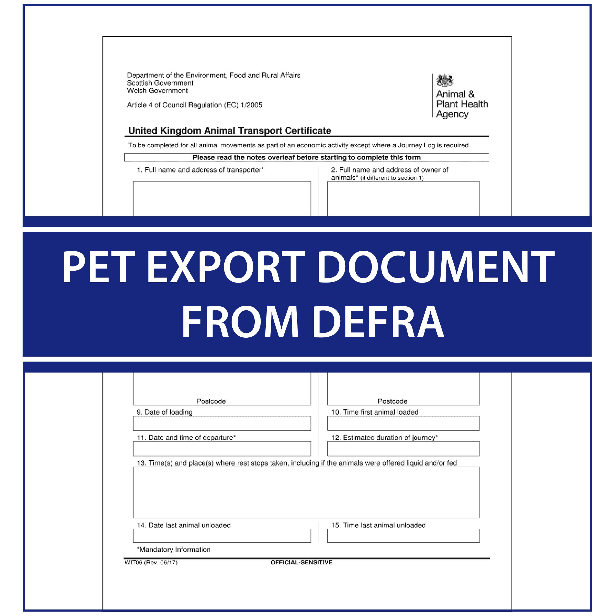 Pet Export Document | Apostille Service UK – Fast Track Apostille ...
