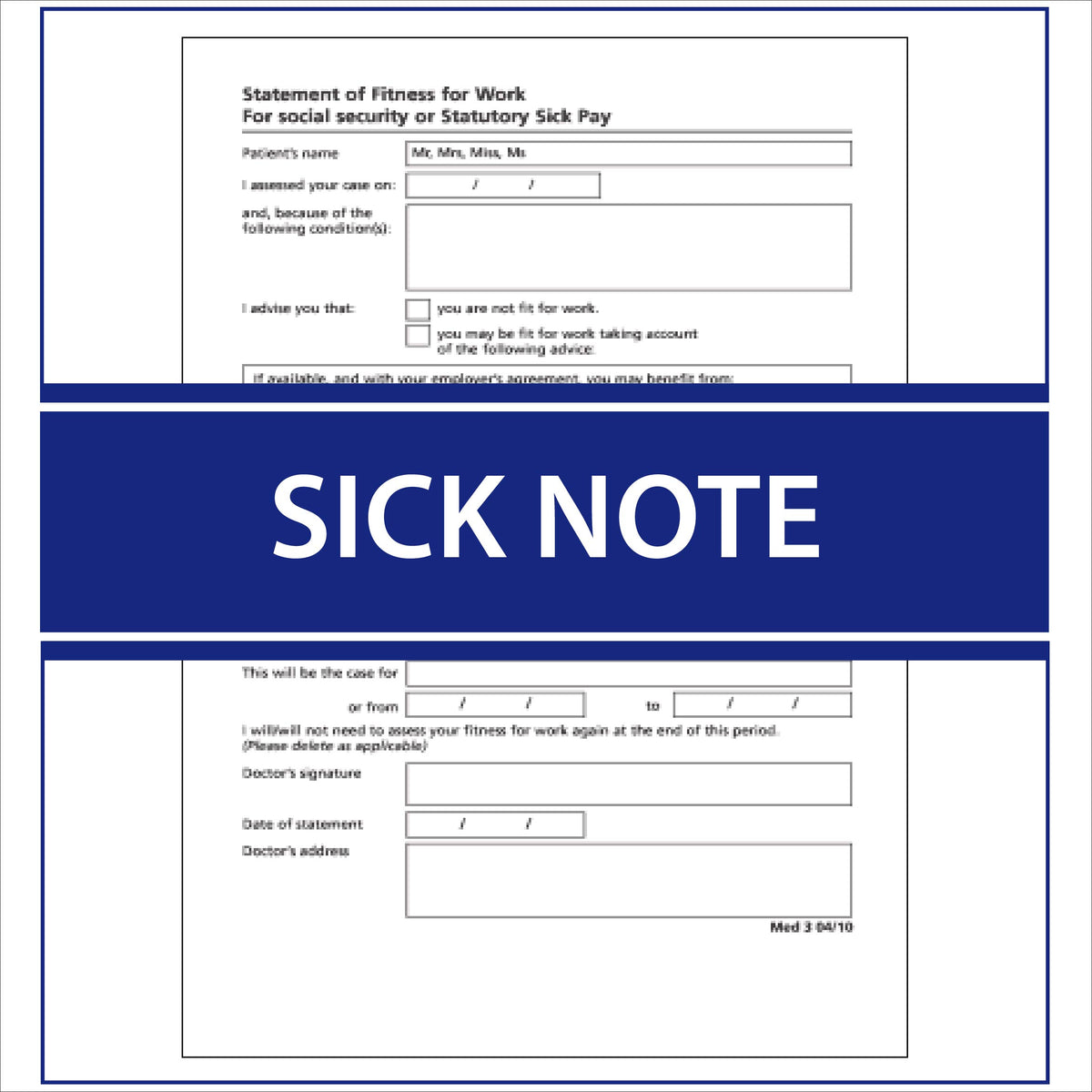 Sick Note Gp Example Sick Note – Fast Track Apostille - Legalisation Store