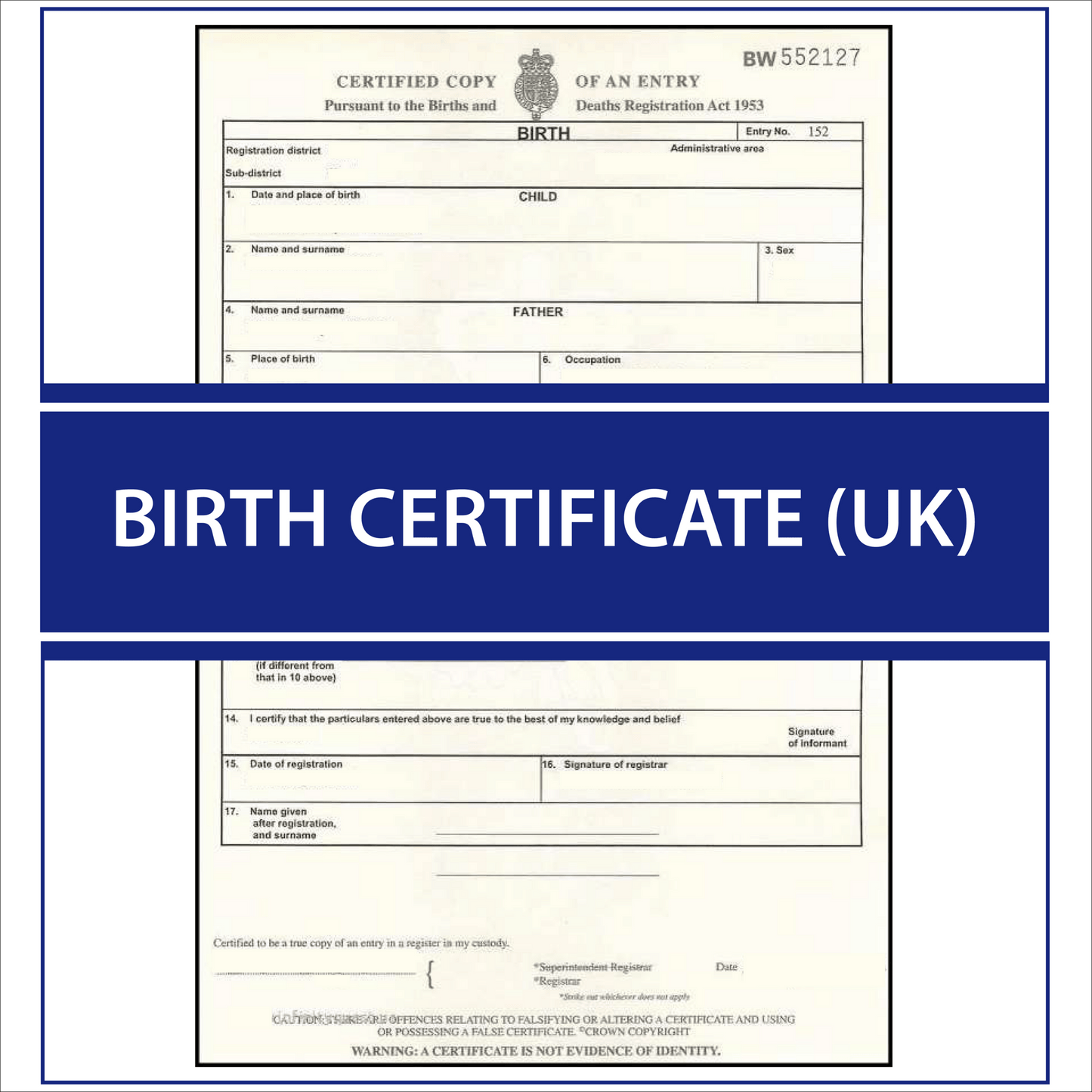 Birth Certificate (UK)