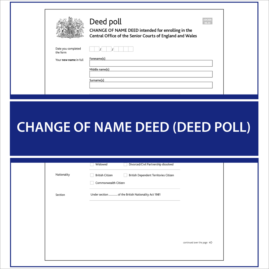 Image 7 for Deed Poll Name Change Letter Template