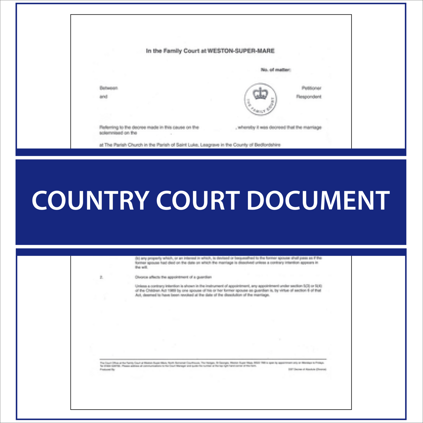 County Court document