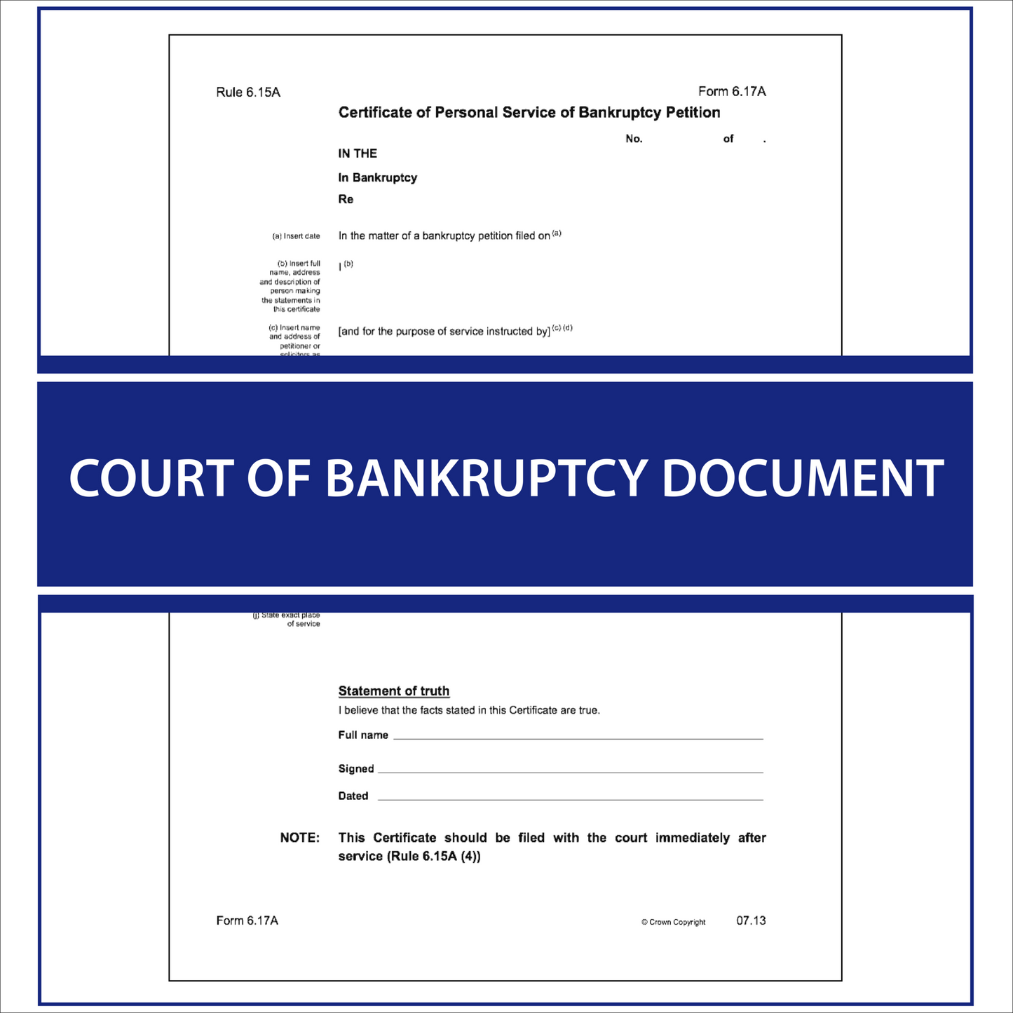 Court of Bankruptcy document