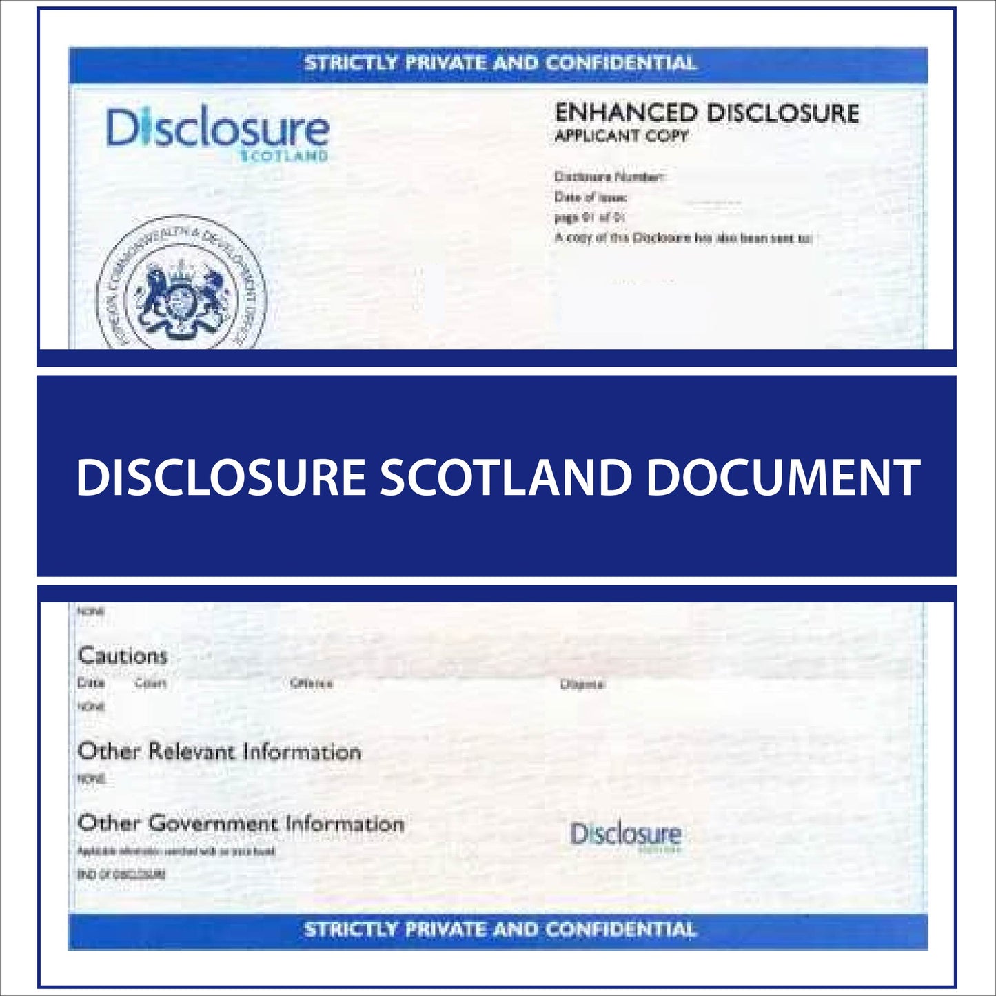 Disclosure Scotland document