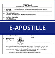 Electronic E-Apostille (All Partners)