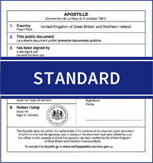 Standard Apostille - 3 Days